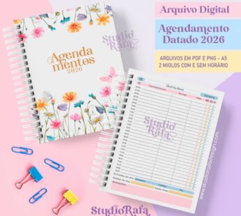 Agendamento Datado 2026 Candy (arquivo digital)