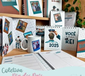 Arte Encadernação Dia dos Pais 2024