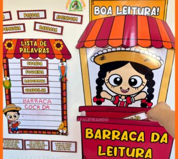 Barraca da Leitura Festa Junina