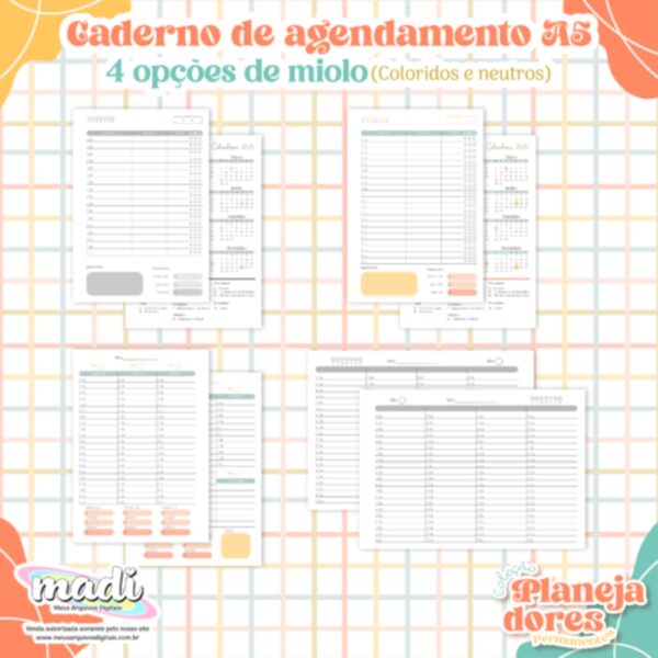 Caderno de Agendamentos Permanente