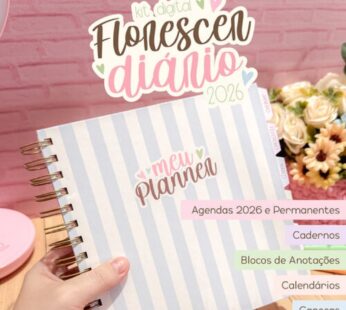 Encadernação Florescer Diário 2026