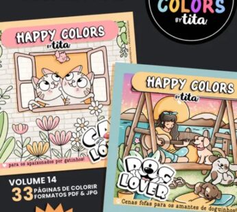 Happy Colors – Combo Volume 14 & 15 – Cat & Dog Lovers