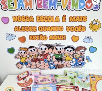 KIT BOAS VINDAS TURMA DA MÔNICA