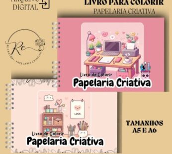KIT DIGITAL LIVRO PARA COLORIR ( A5 E A6 ) – PAPELARIA CRIATIVA