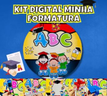 KIT DIGITAL MINHA FORMATURA