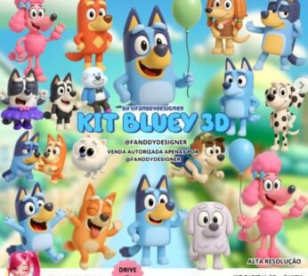 Kit Digital BLUEY 3D