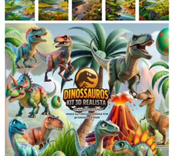 Kit Digital DINOSSAURO JURASSIC