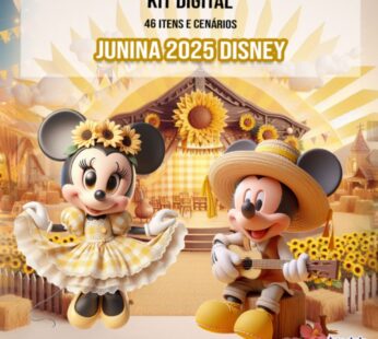 Kit Digital Junina 2025 Disney