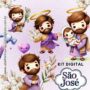 Kit Digital SÃO JOSÉ – Roxo e Verde