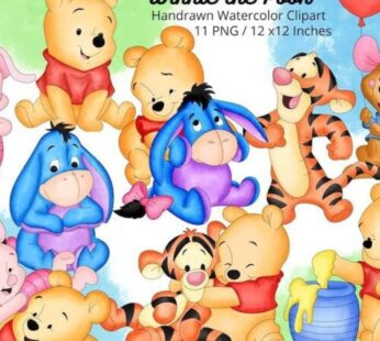 Kit Digital – Ursinhos Pooh