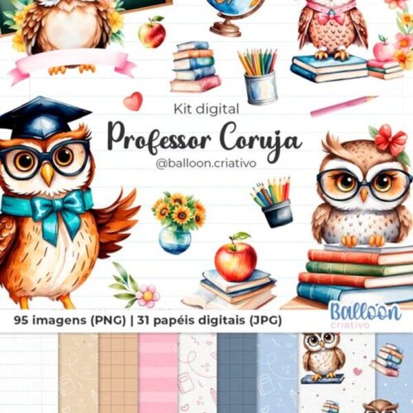 Kit digital – Professor Coruja