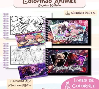 Livro de Colorir Animes