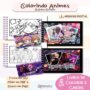 Livro de Colorir Animes
