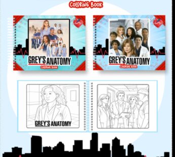 Livro de Colorir GREYS ANATOMY