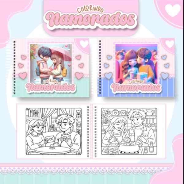 Livro de Colorir NAMORADOS
