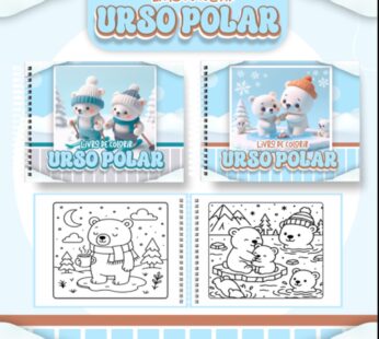 Livro de Colorir URSO POLAR