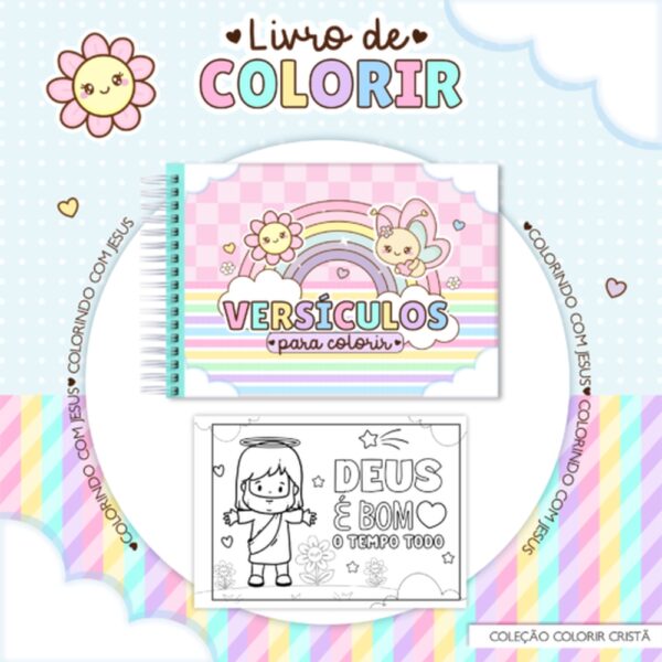 Livro de Colorir VERSÍCULOS