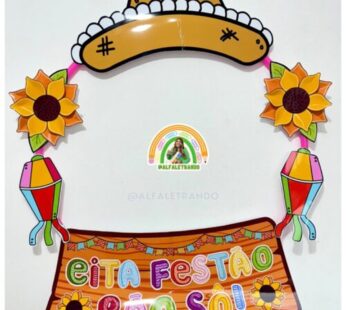 Moldura bambolê festa junina