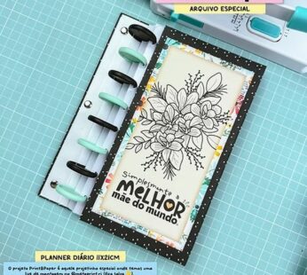 Planejador diário não datado- Print&Paper