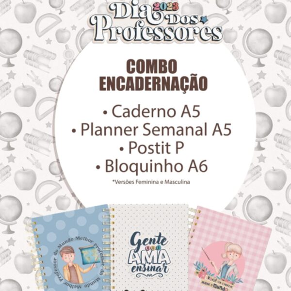 Professores 2023 – Combo Encadernação