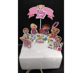Topo de bolo 01 – Baby Alive a