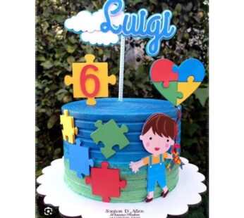 Topo de bolo 05 – Autismo a