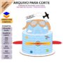 Topo de bolo 08 - Aviador a