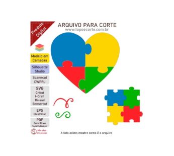 Topo de bolo 11 – Autismo a