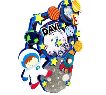 Topo de bolo 31 – Astronautas a