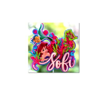 Topo de bolo 37 – Ariel a