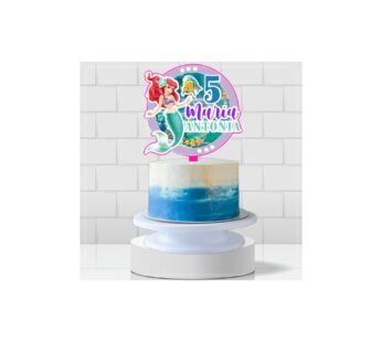 Topo de bolo 43 – Ariel a