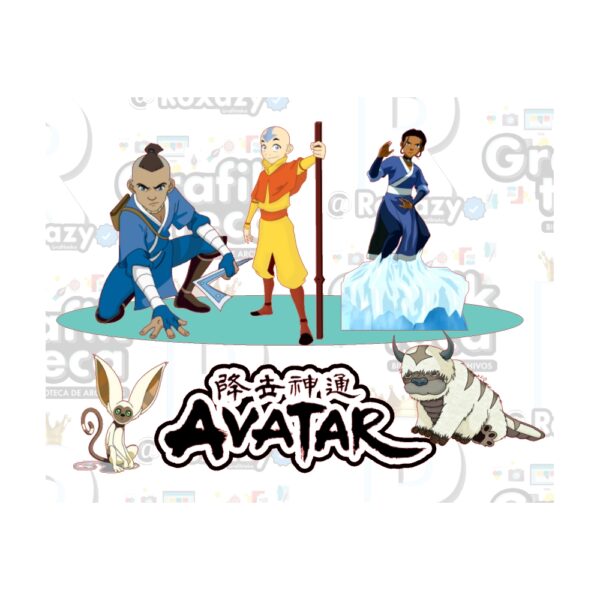 Topo de bolo Avatar