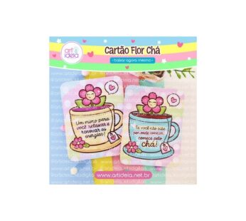 Cartão Flor Chá