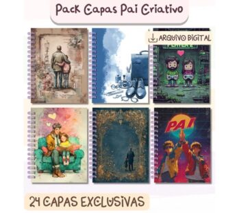 Capas Pai Criativo – Pack de Arquivos
