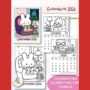 Calendário para Colorir 2026