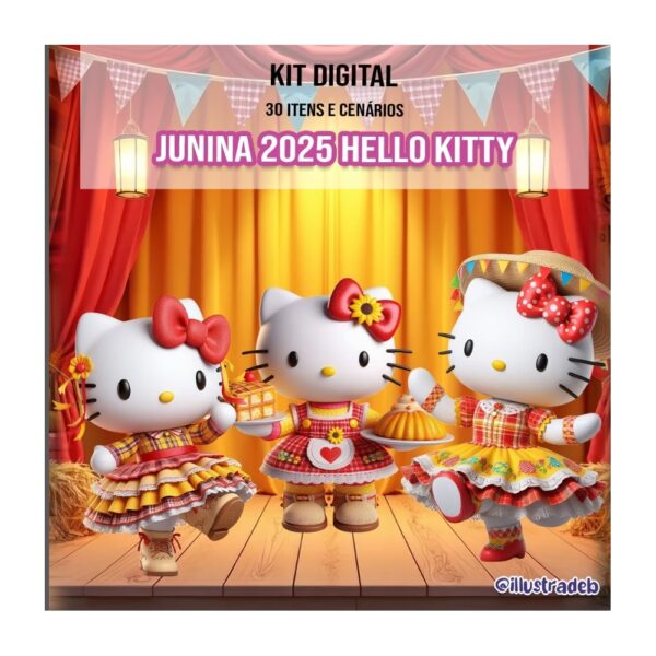 Kit Digital Hello Kitty Junina 2025