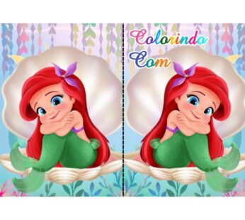 Livro de Colorir – A PEQUENA SEREIA 3