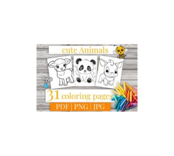 Livro de Colorir – ANIMAIS 1
