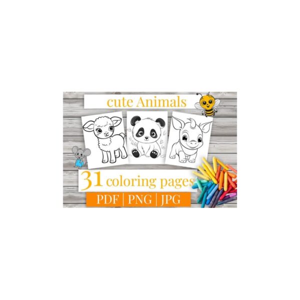 Livro de Colorir - ANIMAIS 1