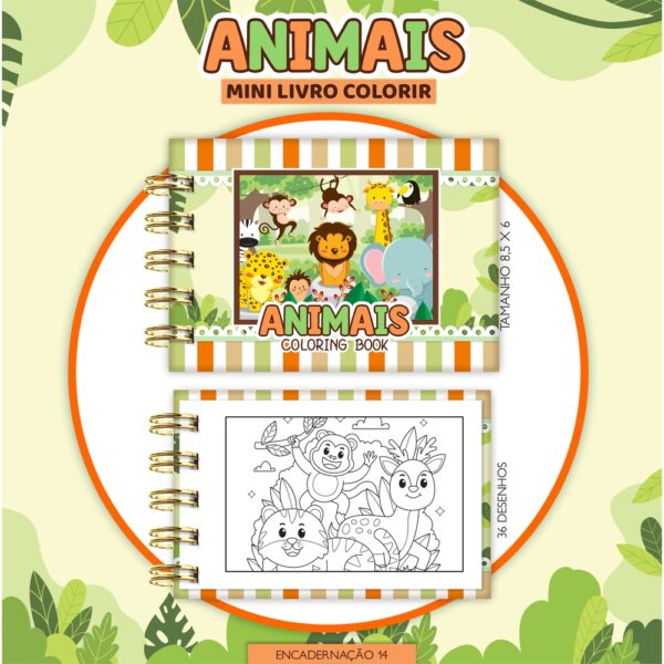 Livro de Colorir - ANIMAIS 2