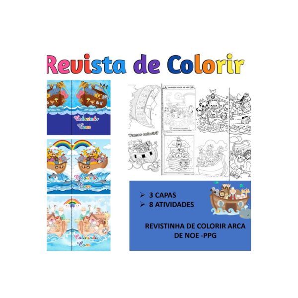 Livro de Colorir - ARCA DE NOÉ 2