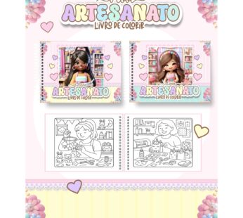 Livro de Colorir – ARTESANATO 1
