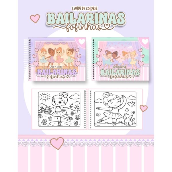 Livro de Colorir - BAILARINA 2