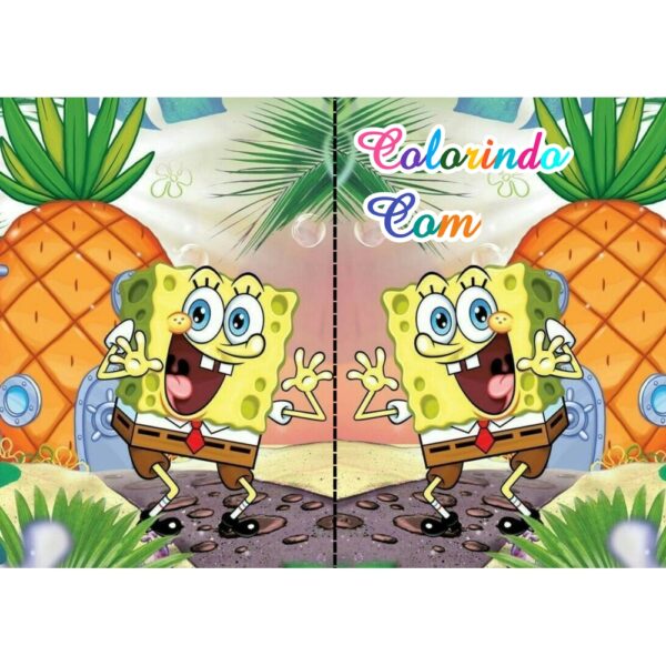 Livro de Colorir - BOB ESPONJA 1
