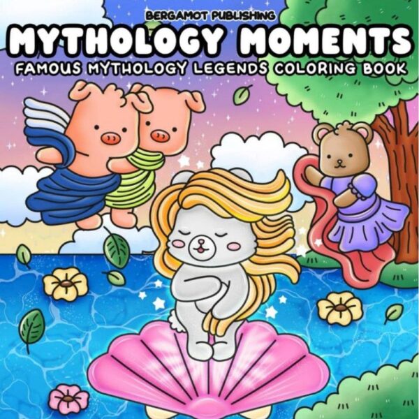 Livro de Colorir - Bergamot Publishing - Mythological Moments