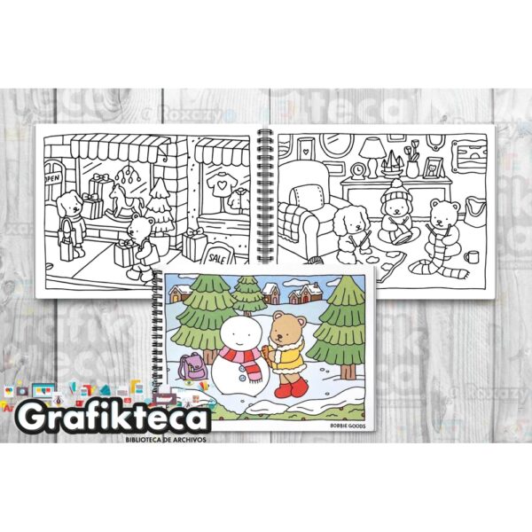 Livro de Colorir - Bobbie Goods Christimas