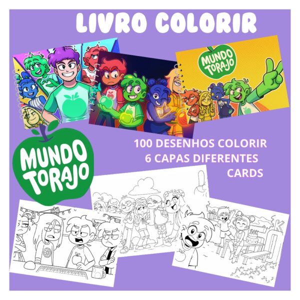 Livro de Colorir Mundo Torajo