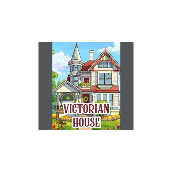 Livro de Colorir - My Coloring Era - Victorian House