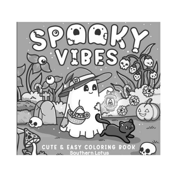 Livro de Colorir - Spooky Vibes_
