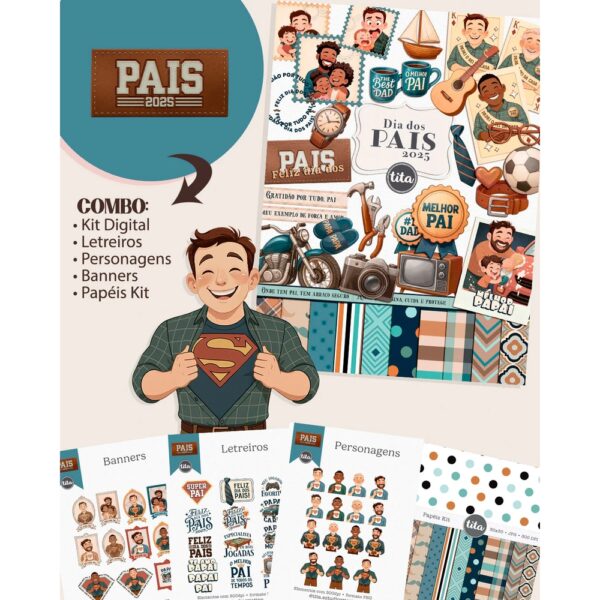 Pais 2025 - Combo Ilustrações